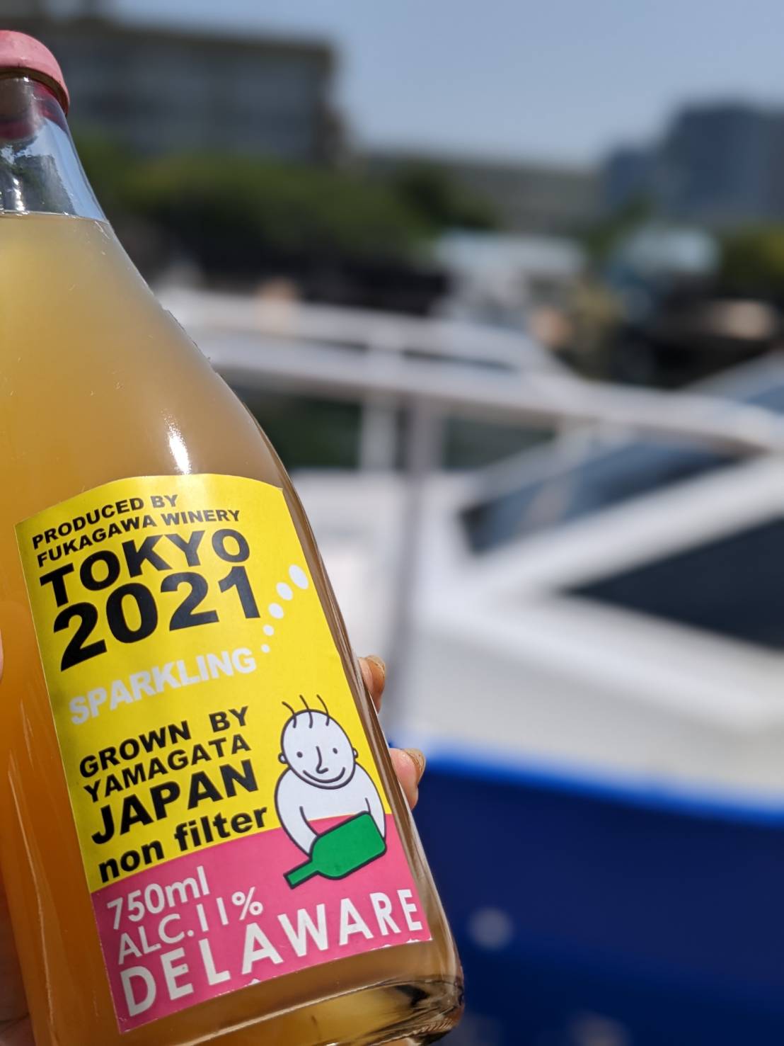 【海中熟成&地上熟成飲み比べ2本セット】山形県産デラウェアスパークリング2021
