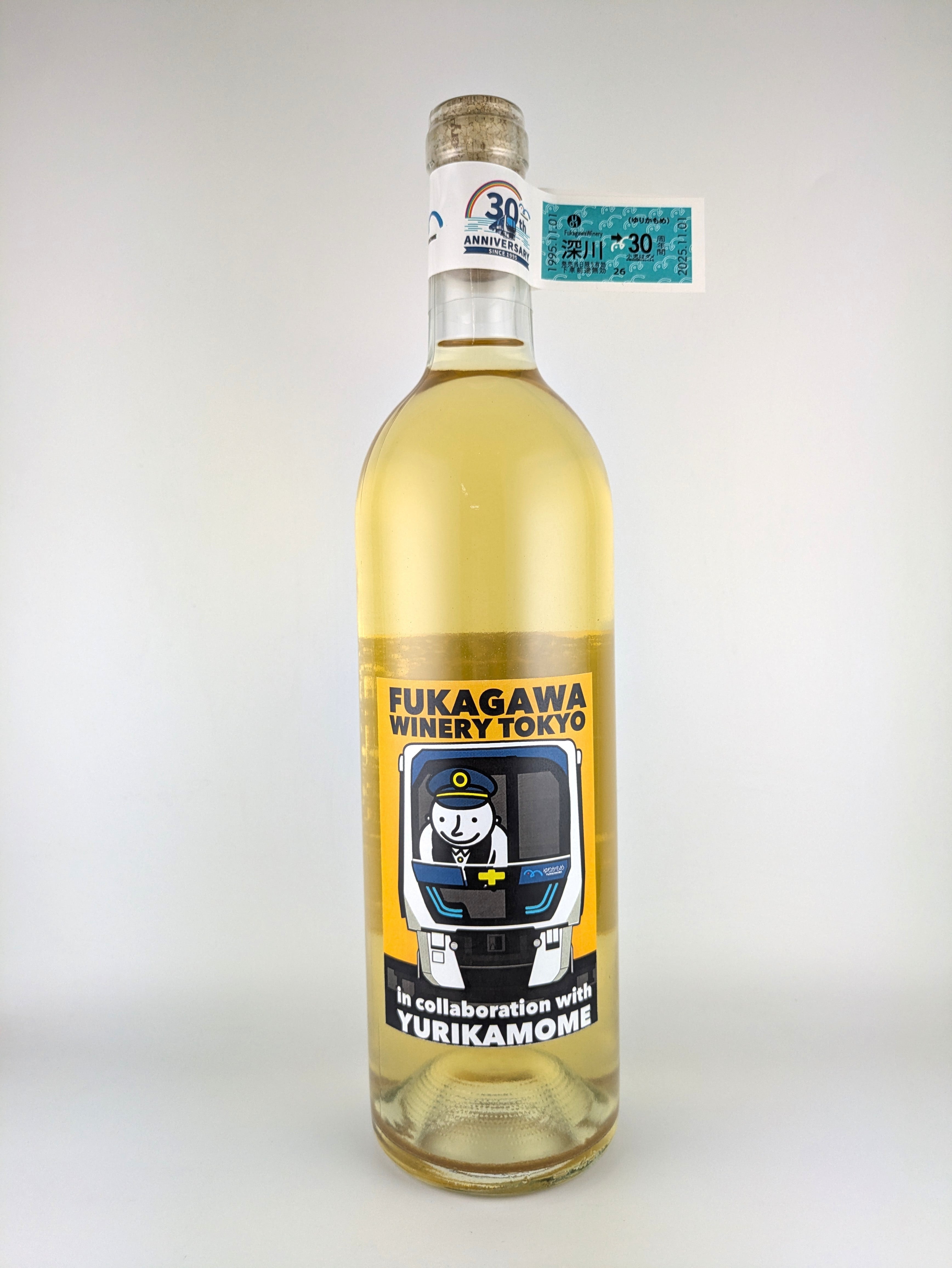 【ゆりかもめ30周年記念コラボワイン】デラウェア白2025