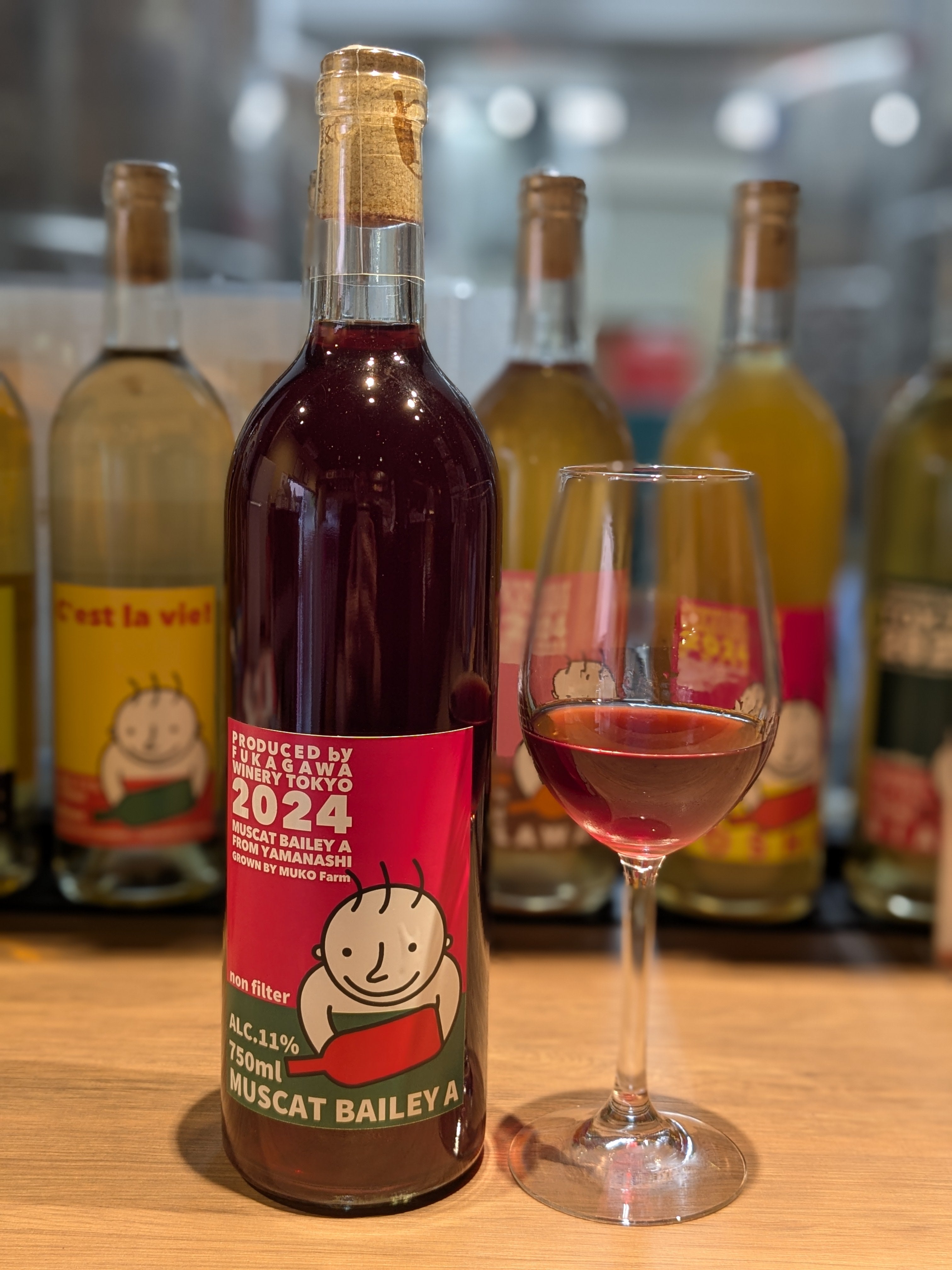 山梨県韮崎市マスカットベーリーA2024